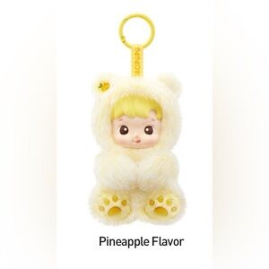 Pop Mart Hacipupu Gummy Bear Vinyl Plush Pendant Pineapple Favor